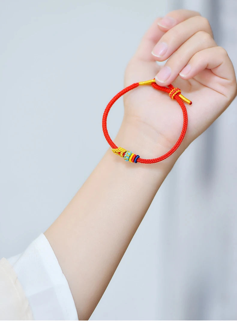 Tinkers Fashionable Buddhist Lucky Adjustable Rope Bracelet Couples -