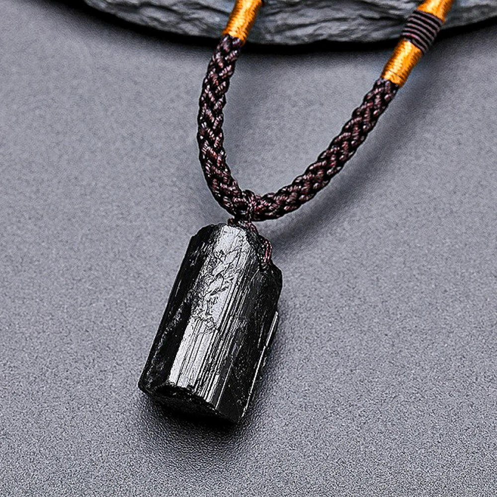 Black Tourmaline Pendant By Tinkers - Spiritual Energy