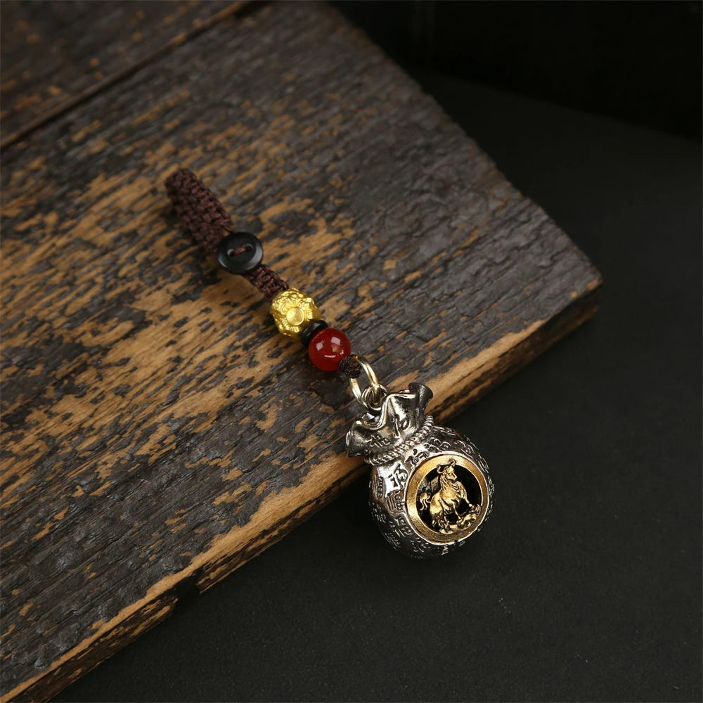 Tinkers Chinese Zodiac Signs Keychain 12 Animal Charms Gift For All - Apparel & Accessories > Handbag & Wallet Accessories > Keychains