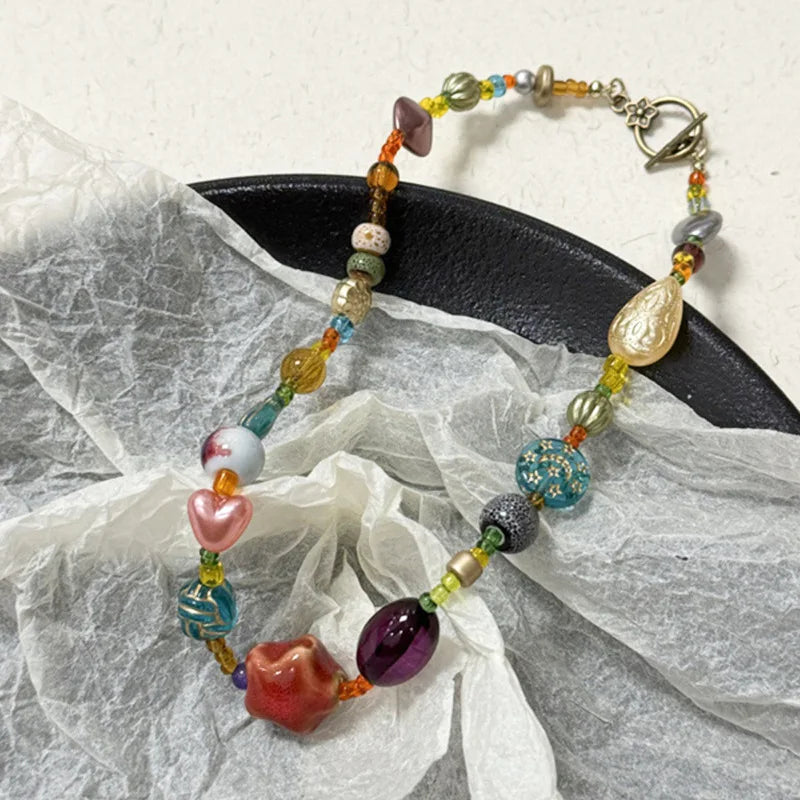 Tinkers Harajuku Beaded Star Necklace Acrylic Beads Limited Edition -