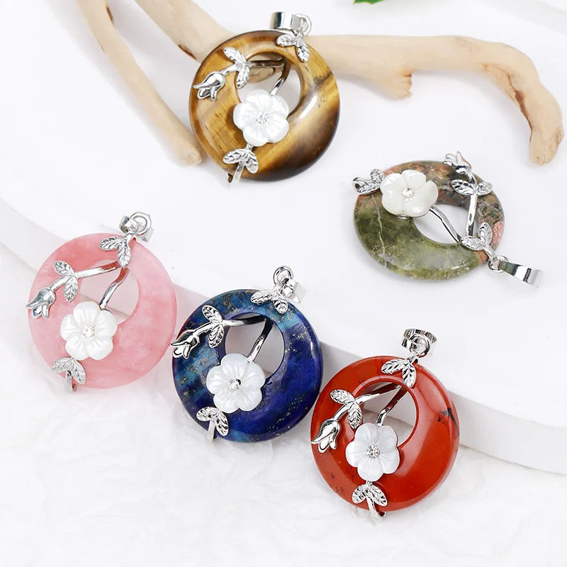 Ciondolo a forma di ciambella in ametista di Tinkers Energy And Balance