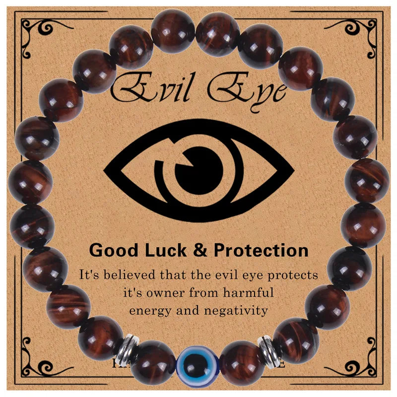 Tiger Eye Evil Eye Bracelet By Tinkers - Aura Protection