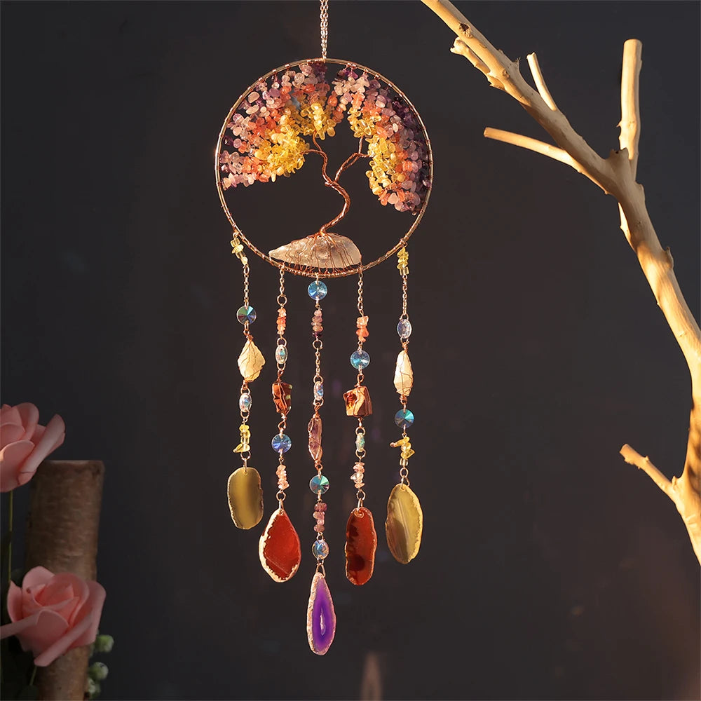 Crystal Suncatcher — Rainbow Light & Prism Home Decor