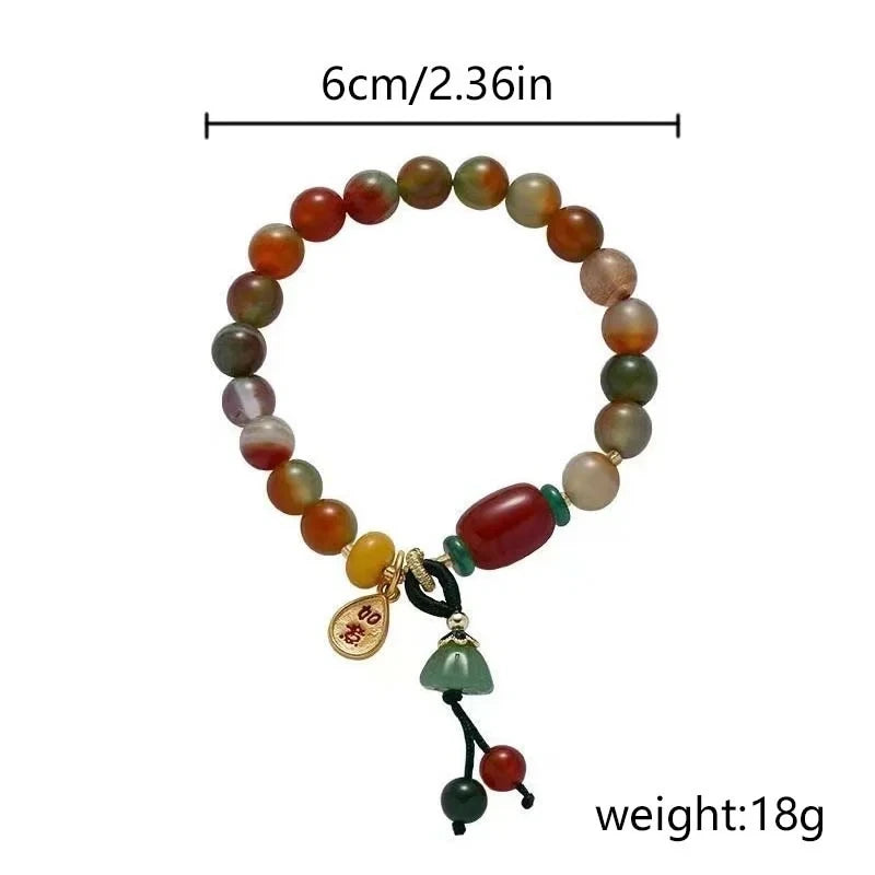 Tinkers Tinkers Fashion Elite Natural Stone Bracelet Lily Valley - Apparel & Accessories > Jewelry > Bracelets