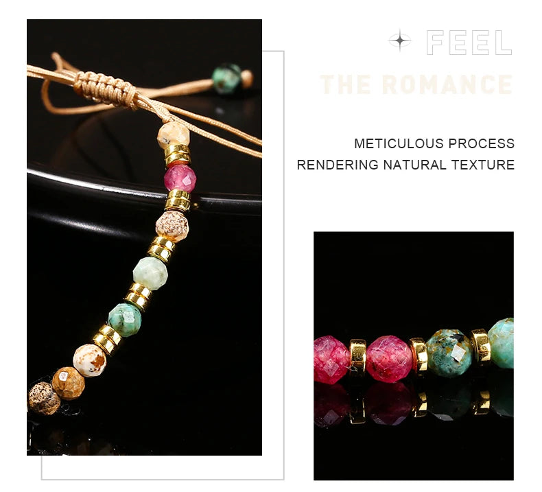 Tinkers JD Limited Faceted Africa Turquoise Chalcedony Bracelet - Apparel & Accessories > Jewelry > Bracelets