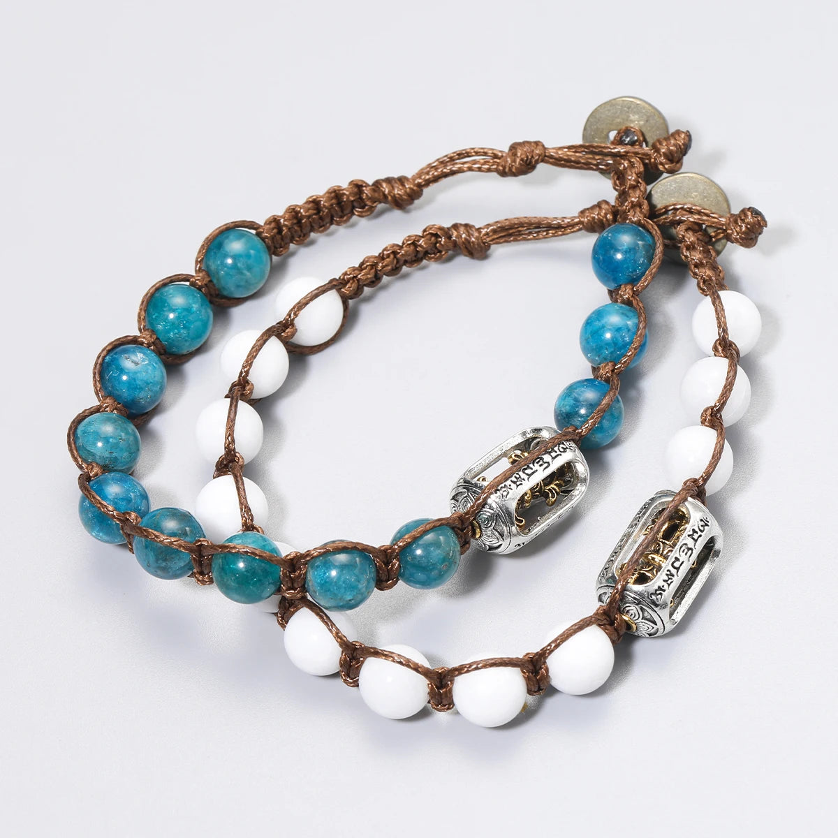 Handcrafted Chalcedony Sandalwood Healing Bracelet for Men