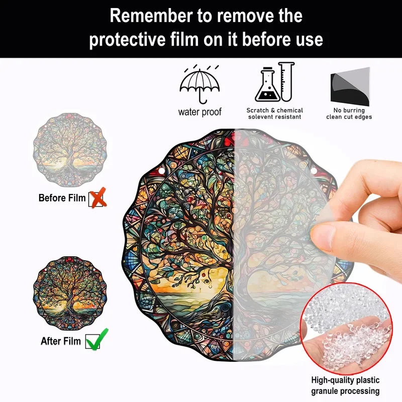 Tinkers Tree of Life Acrylic Wall Plaque - Spiritual Energy