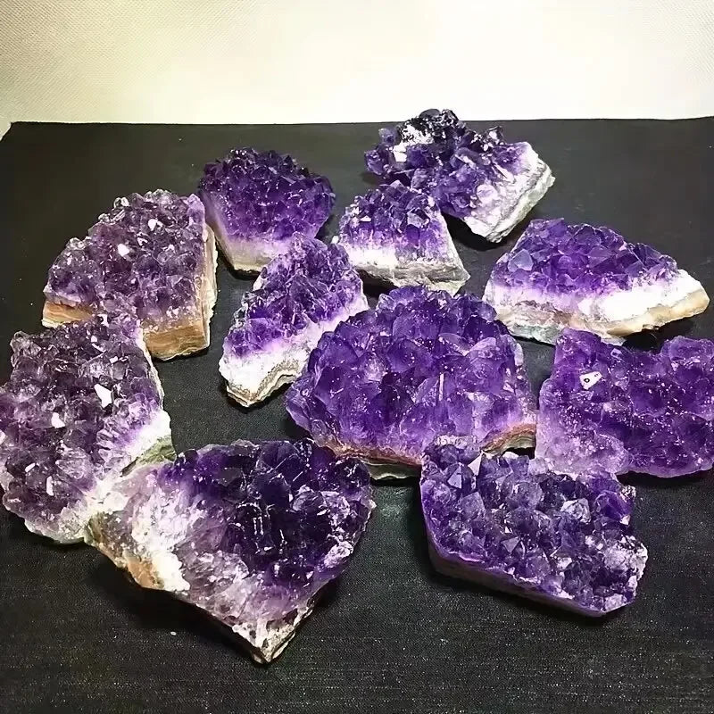 Tinkers Purple Natural Amethyst Stone Healing Crystal 2 Pcs - Uncategorized