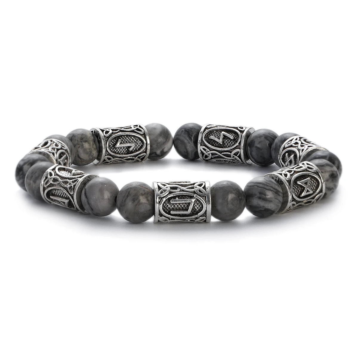 Tinkers Viking Rune Bracelet Wood Lava Stone Bohemian Exclusive -