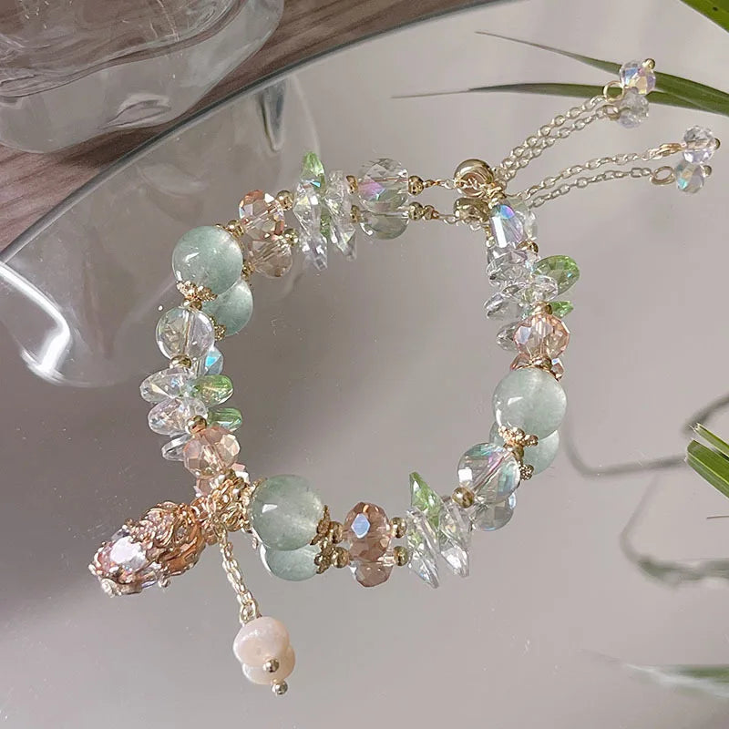 Handcrafted Citrine Crystal Bracelet for Abundance and Gifts by Tinkers