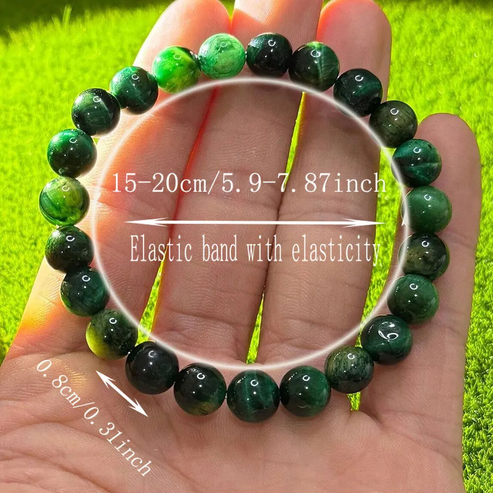 Natural Tiger Eye Bracelet By Tinkers For Men And Women Signature Handcrafted Confidence Protection Luck Gift