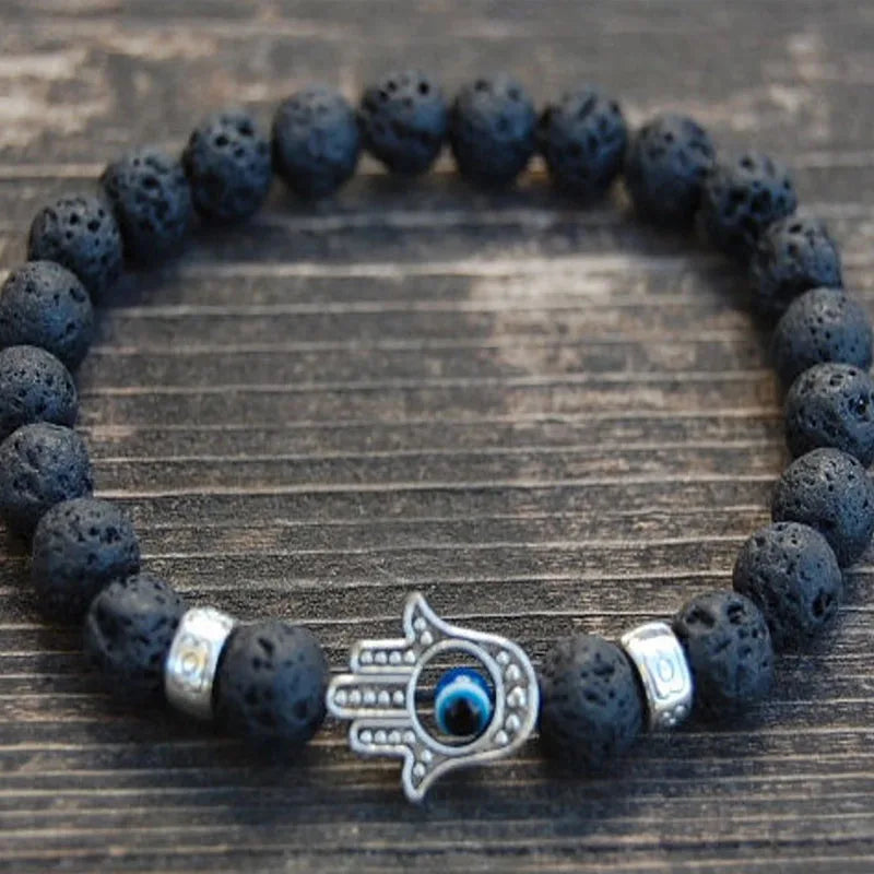 Tinkers Black Tourmaline Hematite Rose Quartz Lepidolite Bracelet - Apparel & Accessories > Jewelry > Bracelets