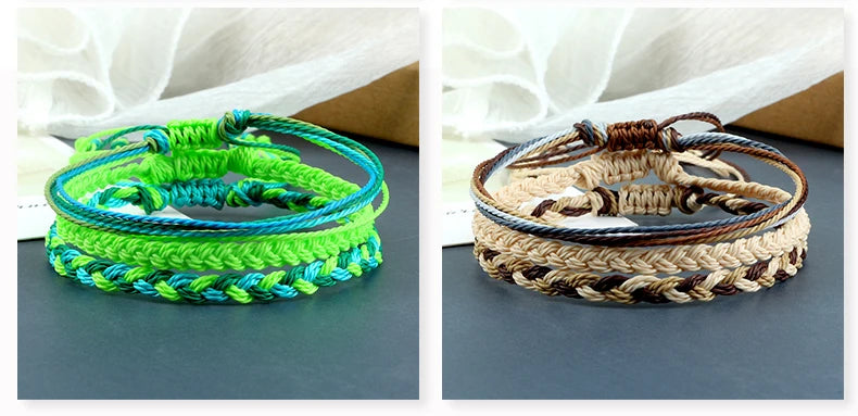 Tinkers Tinkers Tibetan Buddhist Bracelet Set Artisan Multicolor -