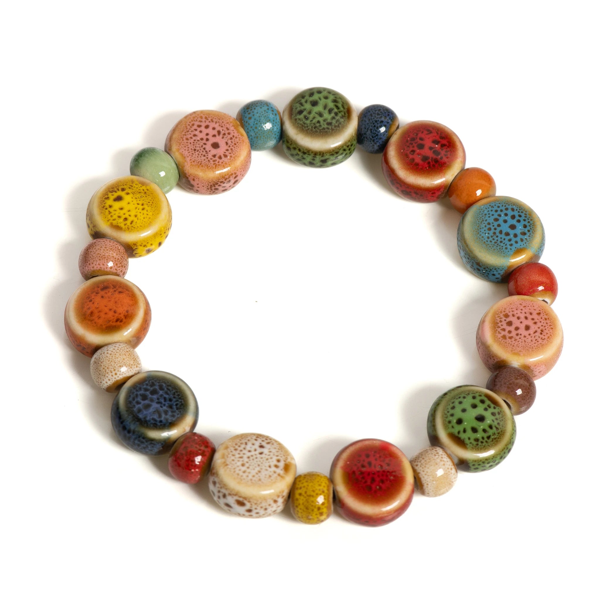 Tinkers Tinkers Ceramic Beaded Bracelet Starfish Seashell Exclusive -