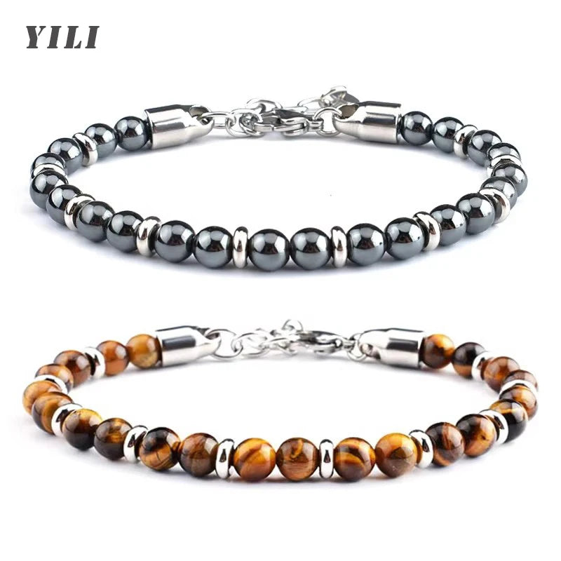 Tiger Eye Hematite Bracelet by Tinkers Energy Balance