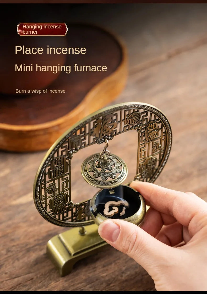 Tinkers Five Blessings Incense Burner Sandalwood Taoist Ornaments - Home & Garden > Decor > Home Fragrance Accessories > Incense Holders