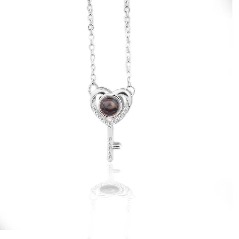 Tinkers Projection Necklace 100 Languages I Love You Pendant -
