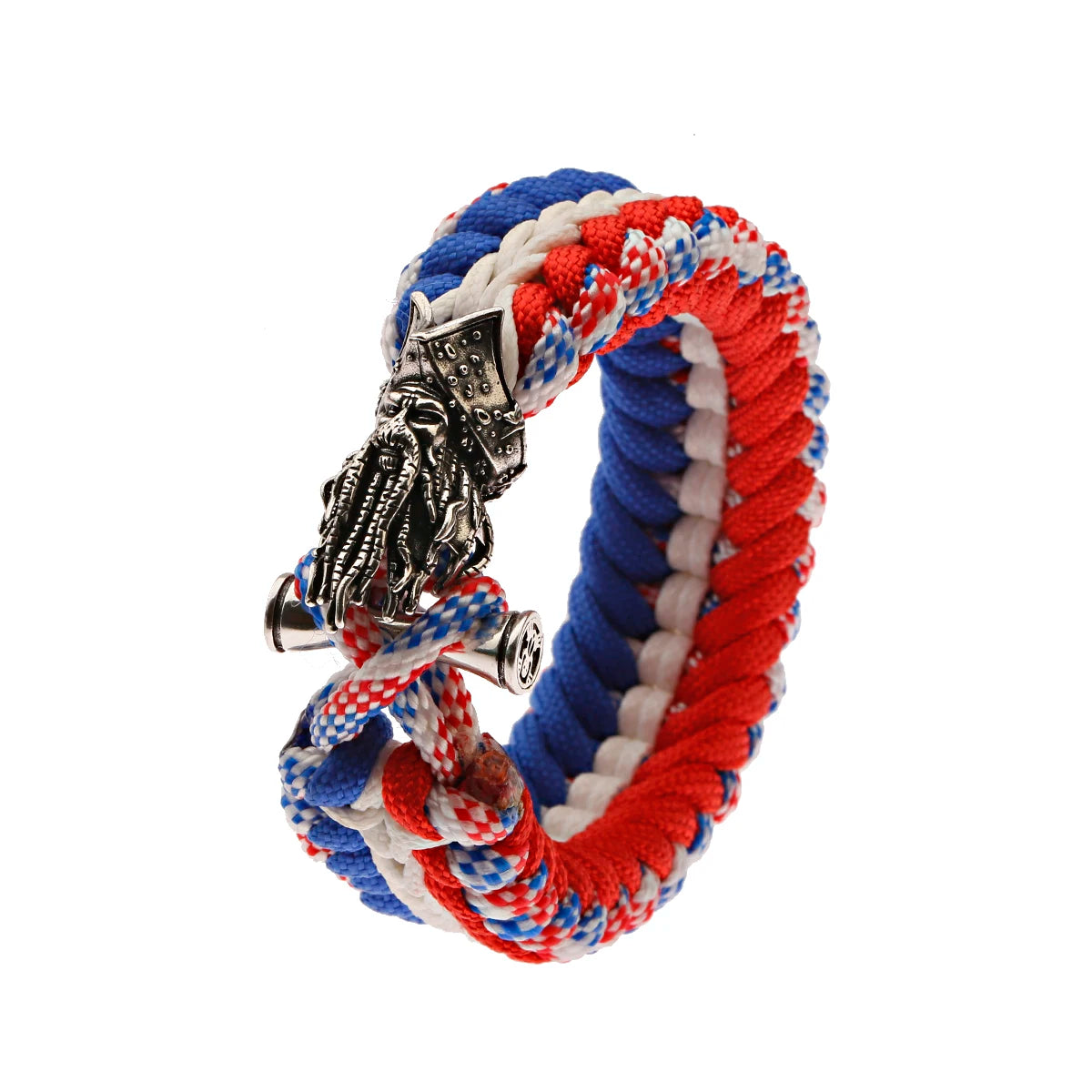 Tinkers Nordic Skull Punk Lanyard Bracelet Unisex Viking Jewelry -