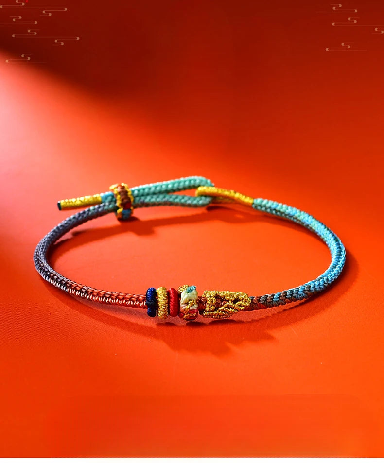 Tinkers Fashionable Buddhist Lucky Adjustable Rope Bracelet Couples -