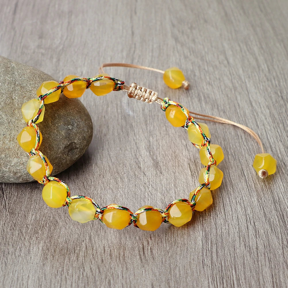 Handcrafted Tiger Eye Amethyst Bracelet for Protection by Tinkers