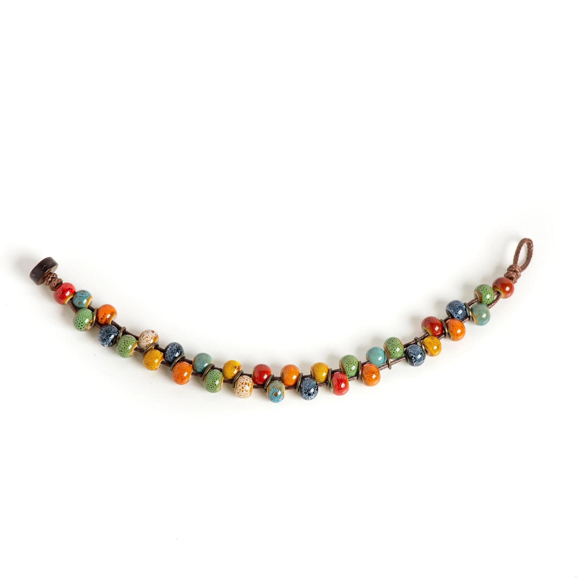 Tinkers Tinkers Vintage Ceramic Bead Bracelet Small Wrist Exclusive -