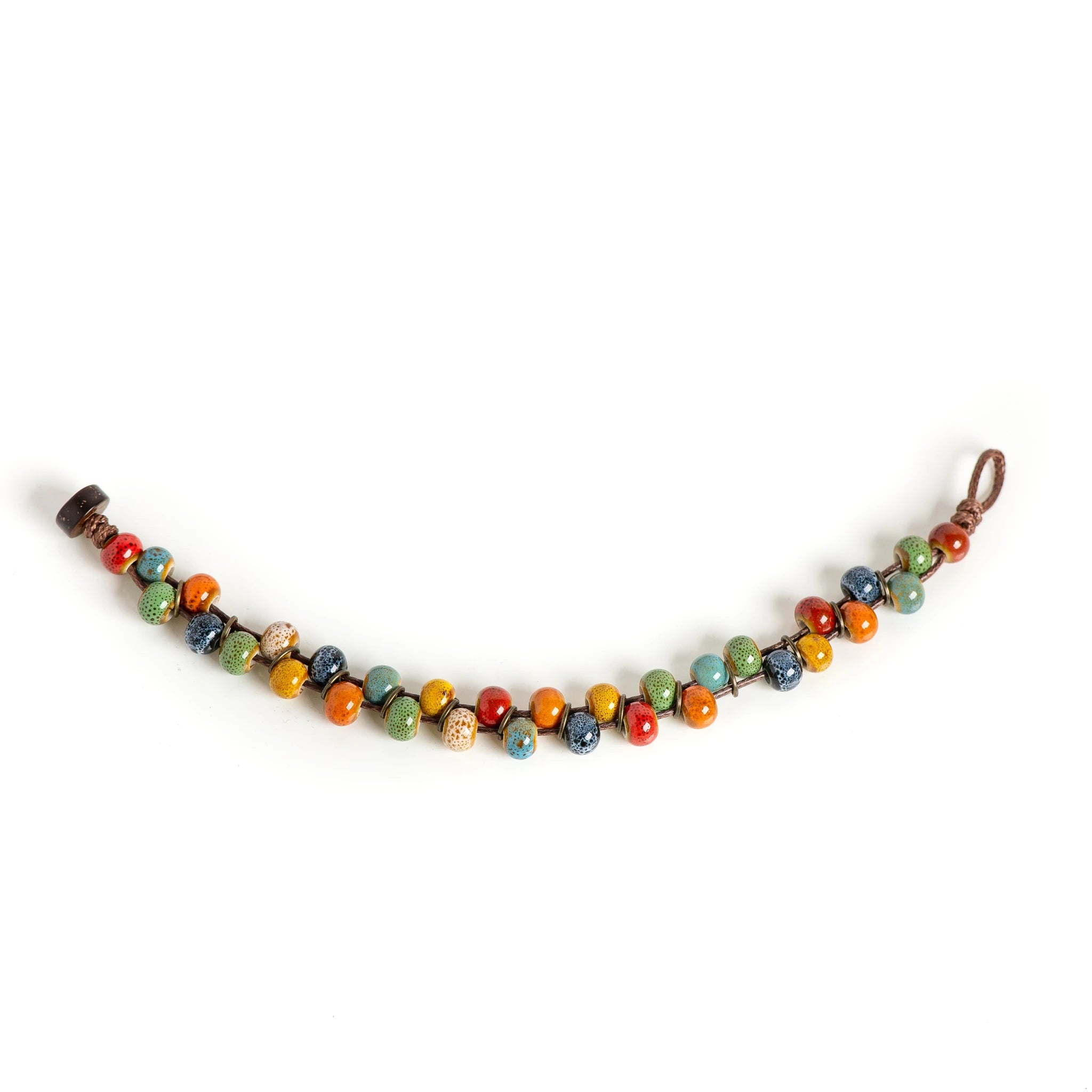 Tinkers Tinkers Vintage Ceramic Bead Bracelet Small Wrist Exclusive -