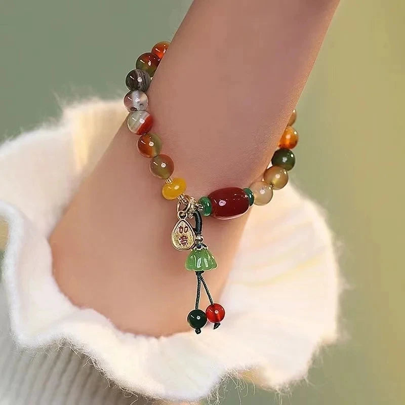 Tinkers Tinkers Fashion Elite Natural Stone Bracelet Lily Valley - Apparel & Accessories > Jewelry > Bracelets