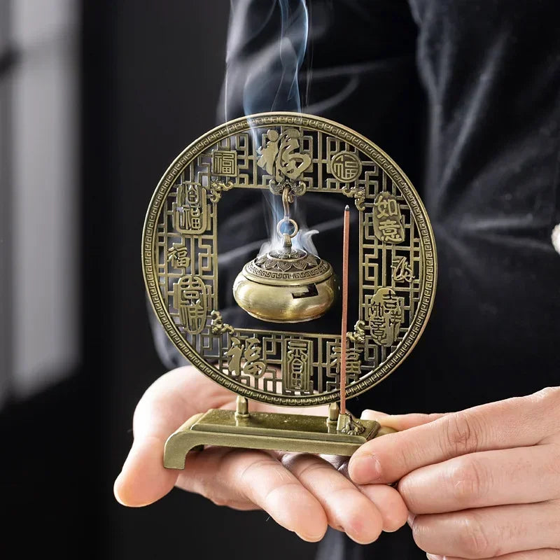 Tinkers Five Blessings Incense Burner Sandalwood Taoist Ornaments - Home & Garden > Decor > Home Fragrance Accessories > Incense Holders