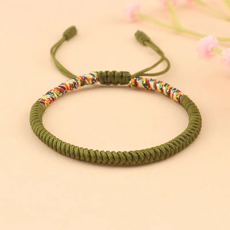Tinkers Tibetan Buddhist Bracelet Unisex Handmade King Kong Knot -