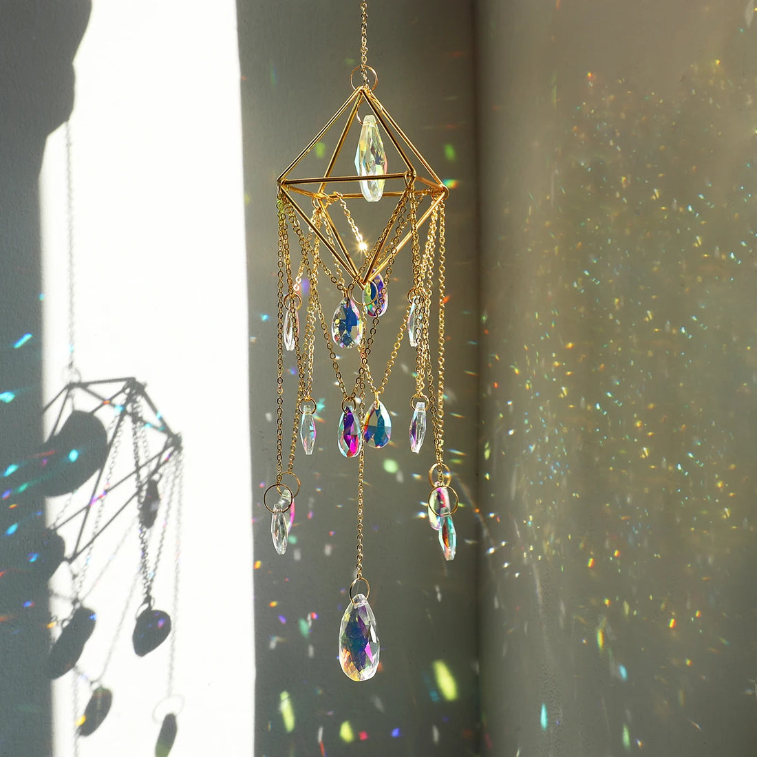 Handcrafted Crystal Sun Catcher by Tinkers for Harmonious Decor