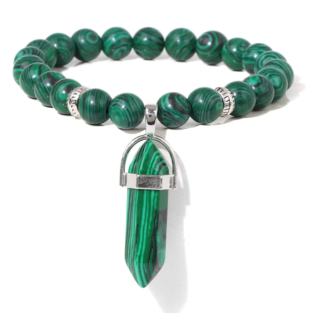 Unisex Natural Tiger Eye Bracelet for Healing Balance by Tinkers