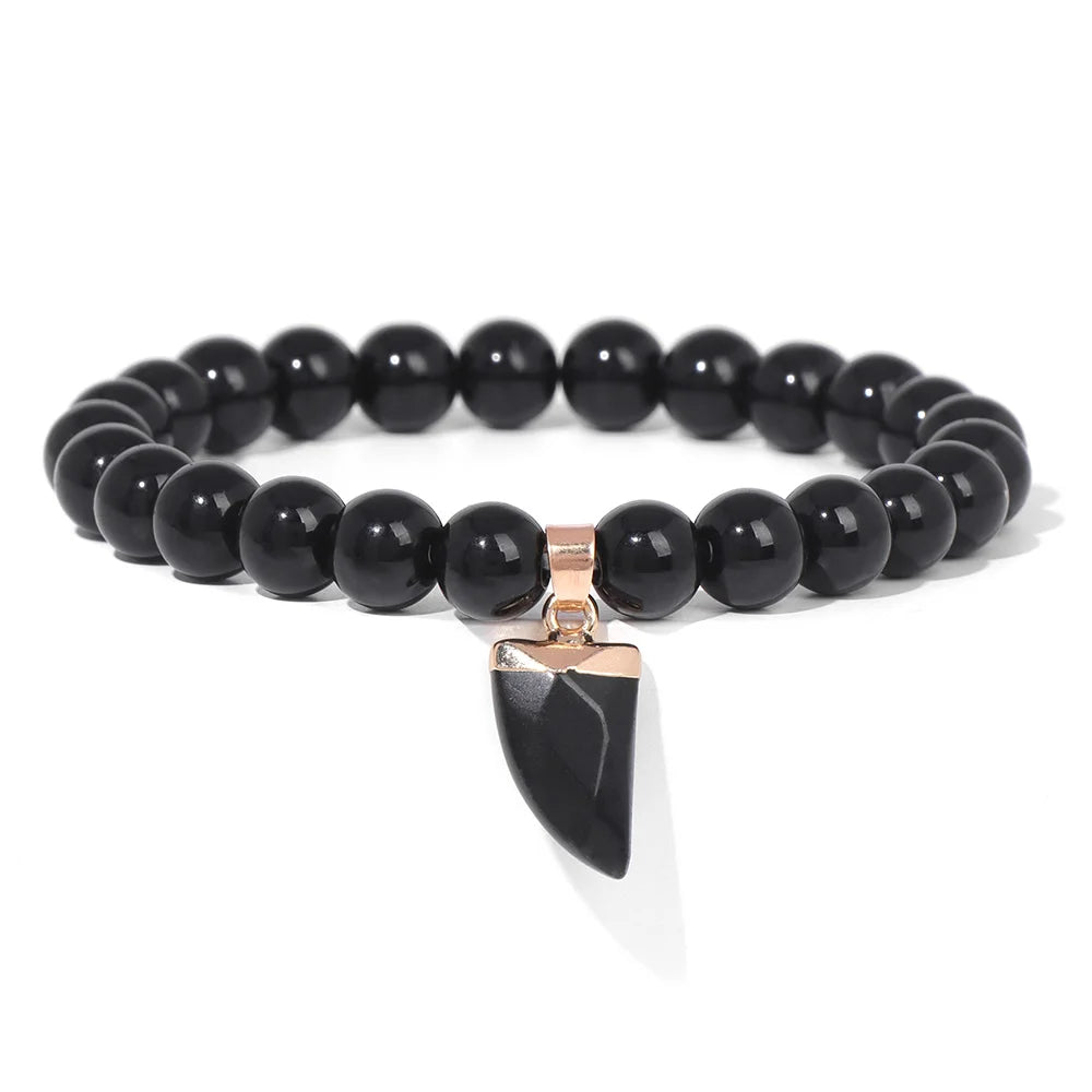 Unisex Natural Tiger Eye Bracelet for Healing Balance by Tinkers