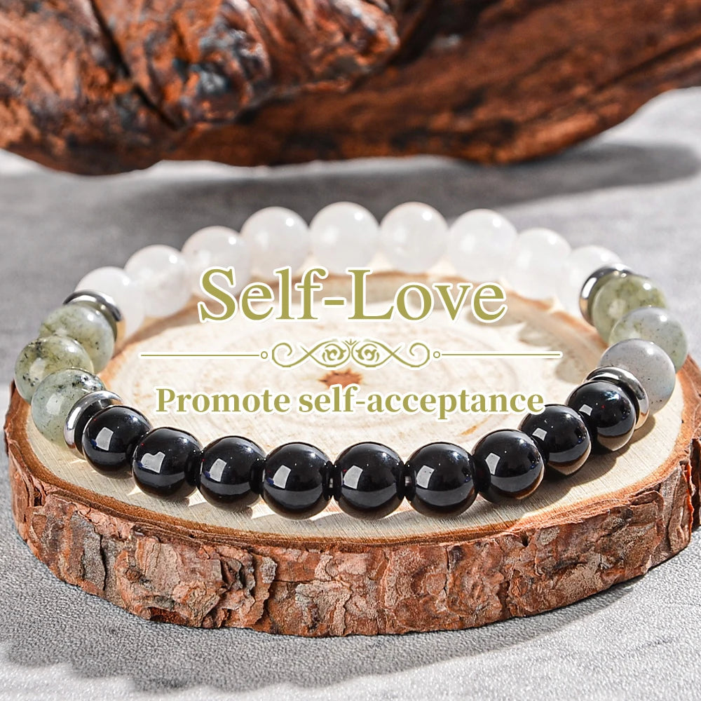 Handcrafted Natural Crystal Balance Bracelet For Women