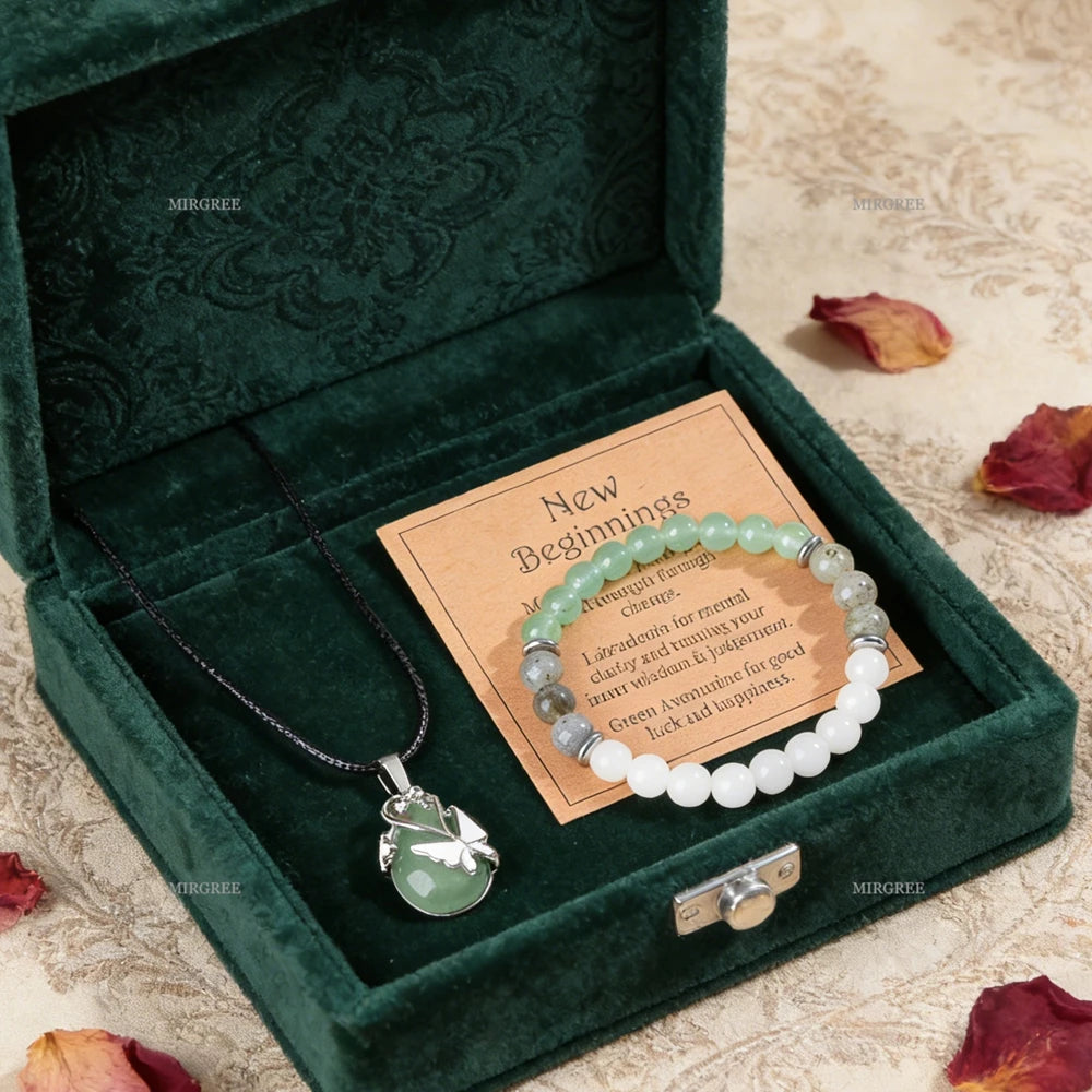 Green Dongling Bracelet By Tinkers Natural Healing For Her