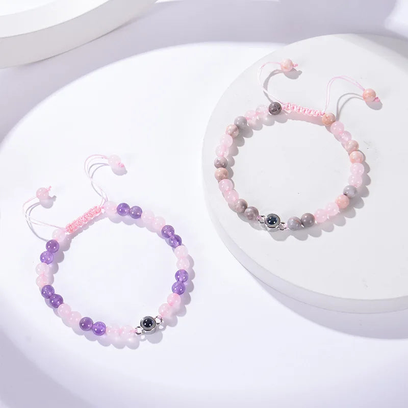 Schwarzes mattes Tigerauge-Fotoarmband von Tinkers Energy