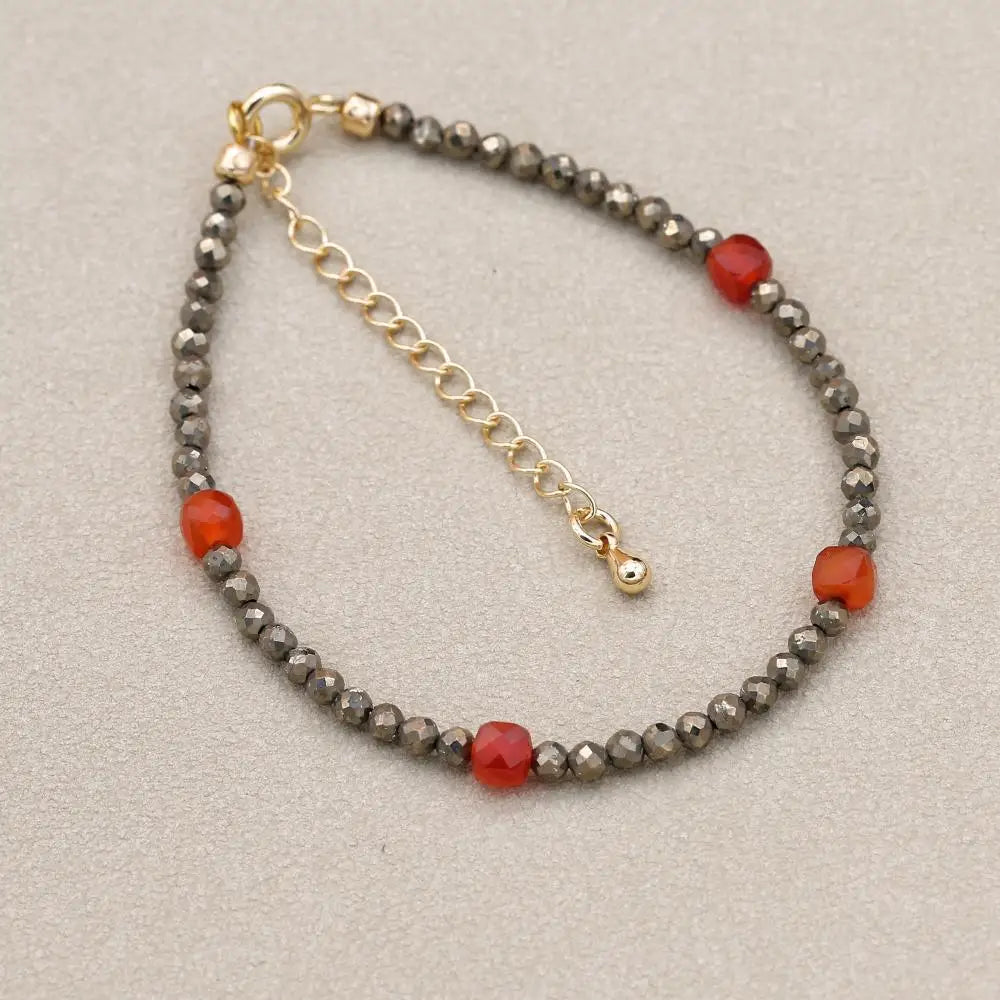 Tinkers Double Layer African Jasper Beads Bracelet Magnetic Strand - Apparel & Accessories > Jewelry > Bracelets