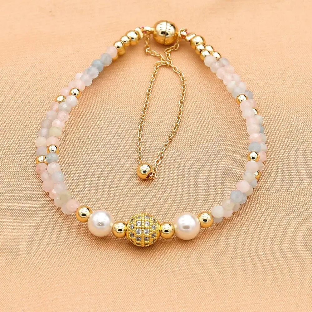 Tinkers Double Layer African Jasper Beads Bracelet Magnetic Strand - Apparel & Accessories > Jewelry > Bracelets