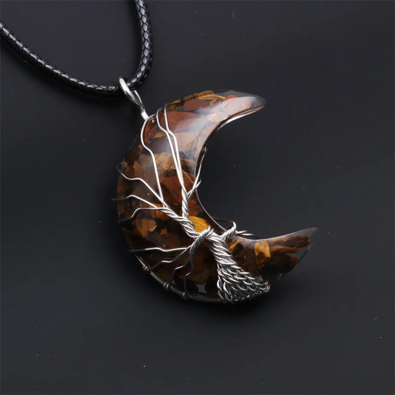 Natural Handcrafted Amethyst Reiki Healing Pendant by Tinkers