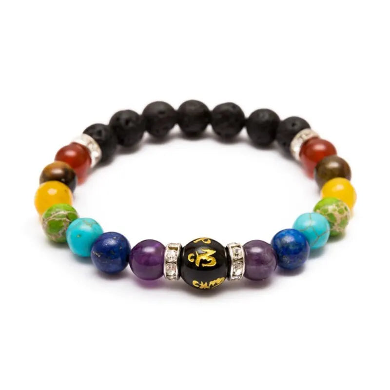 Tinkers 2 Pack 7 Chakra Bracelet Meaning Card Unisex Crystal -