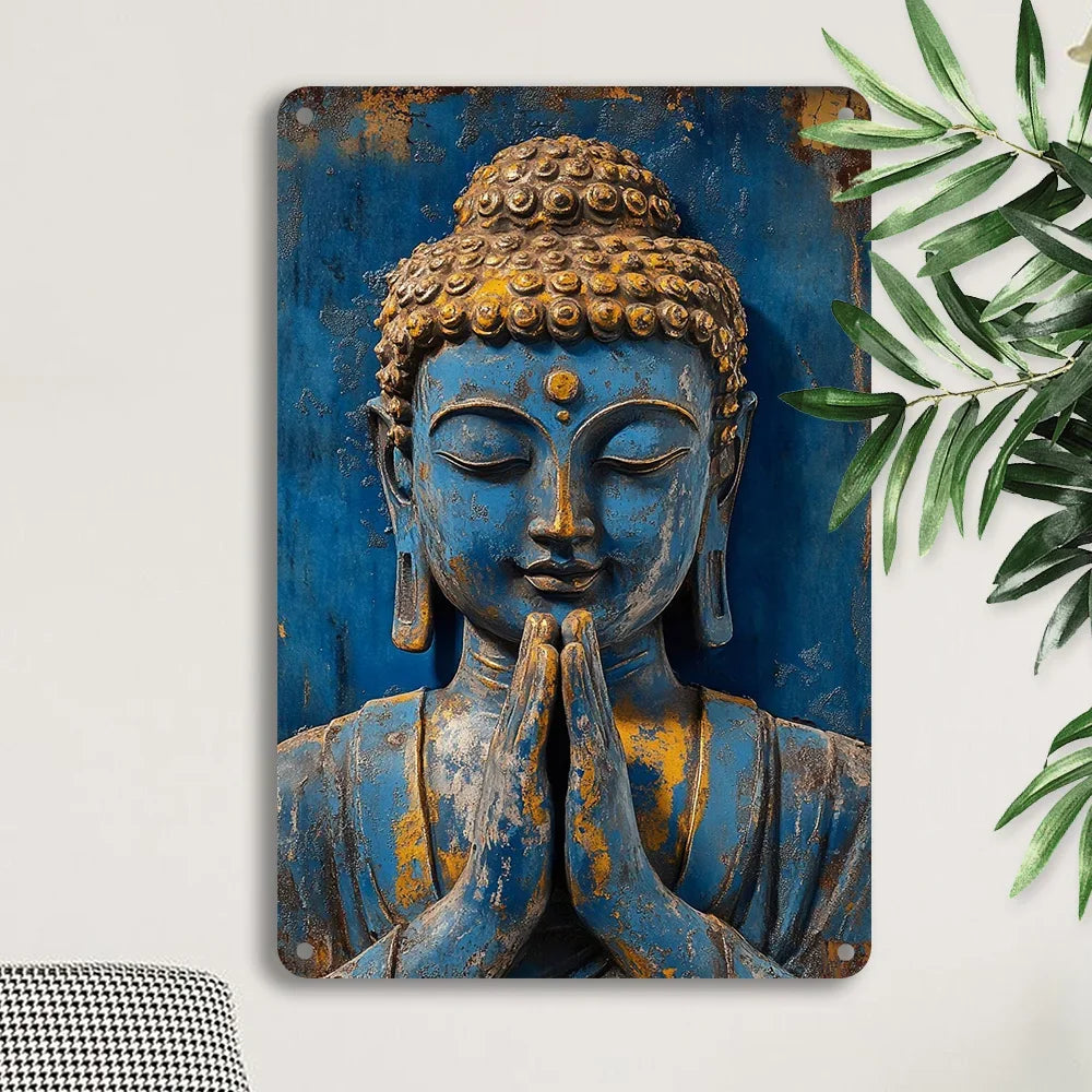Tinkers Buddha Wall Plate Decor For Farm And Yard Decoration -