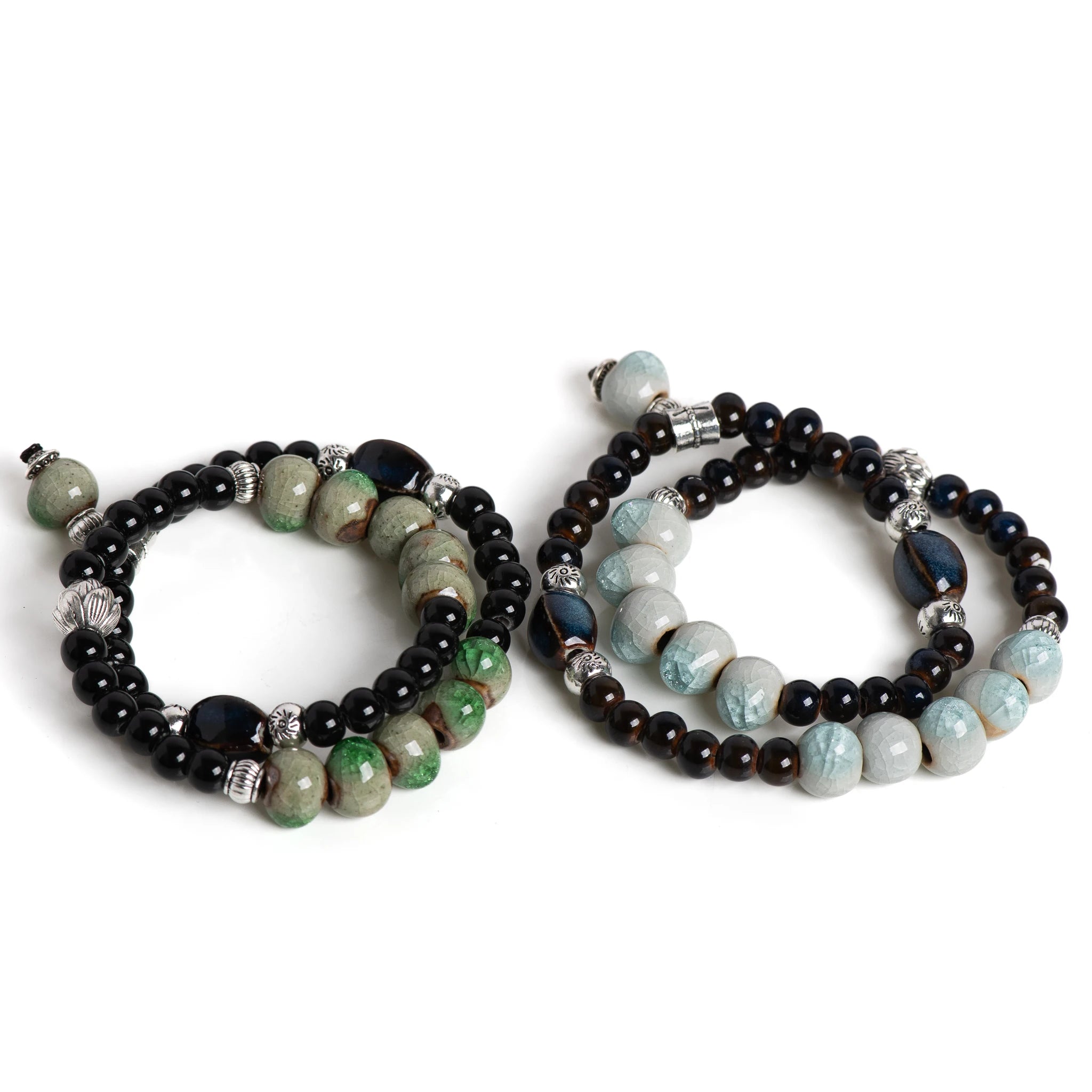 Ceramic Ice Crack Bracelet - Aura Balance By Tinkers