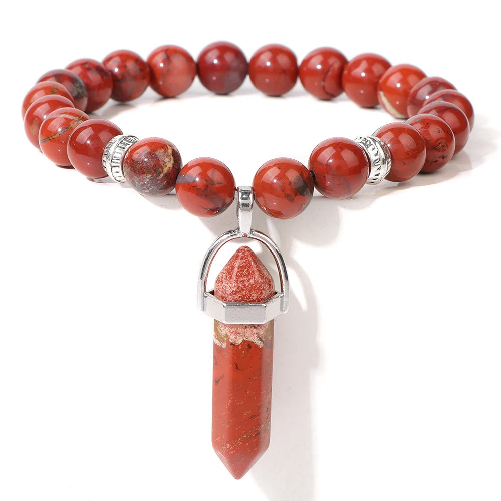 Unisex Natural Tiger Eye Bracelet for Healing Balance by Tinkers