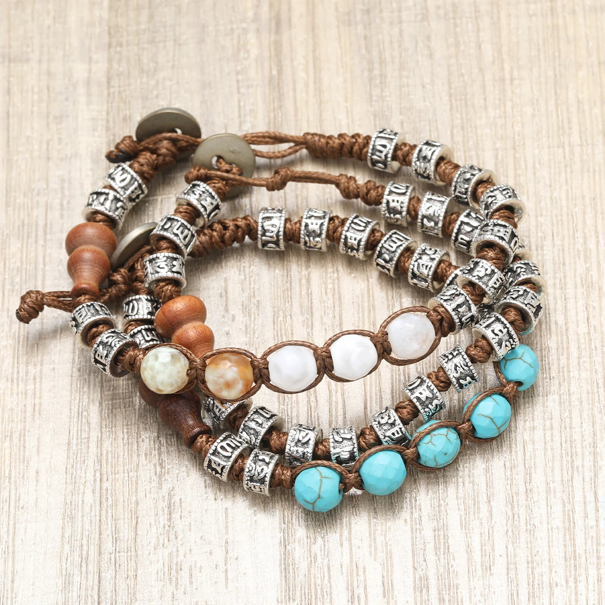 Tinkers Sanshi Soul Healing Bracelets Natural Stone Tibetan Elite -