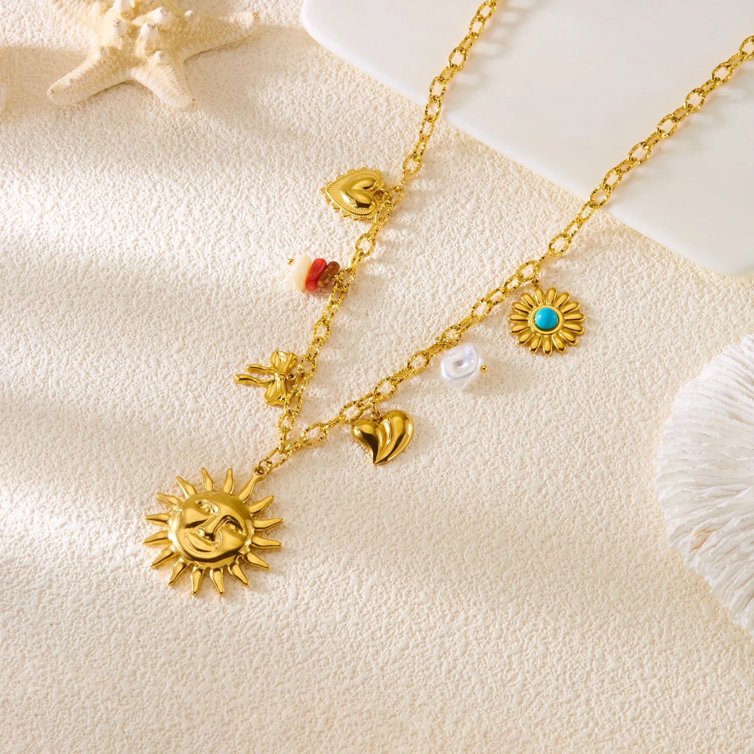 Serene Handcrafted Starfish Pendant Necklace by Tinkers for Women