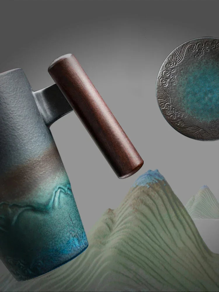 Handcrafted Elegant Ceramic Mug by Tinkers for Professionals