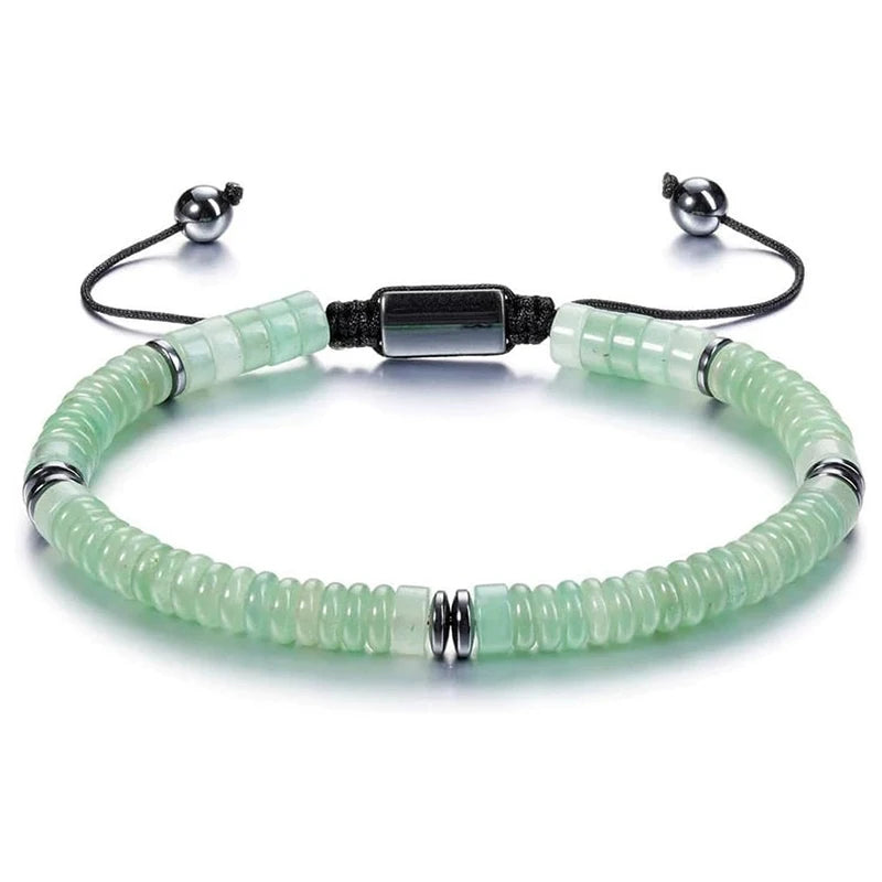 Abacus Bead Stone Bracelet By Tinkers Healing Energy