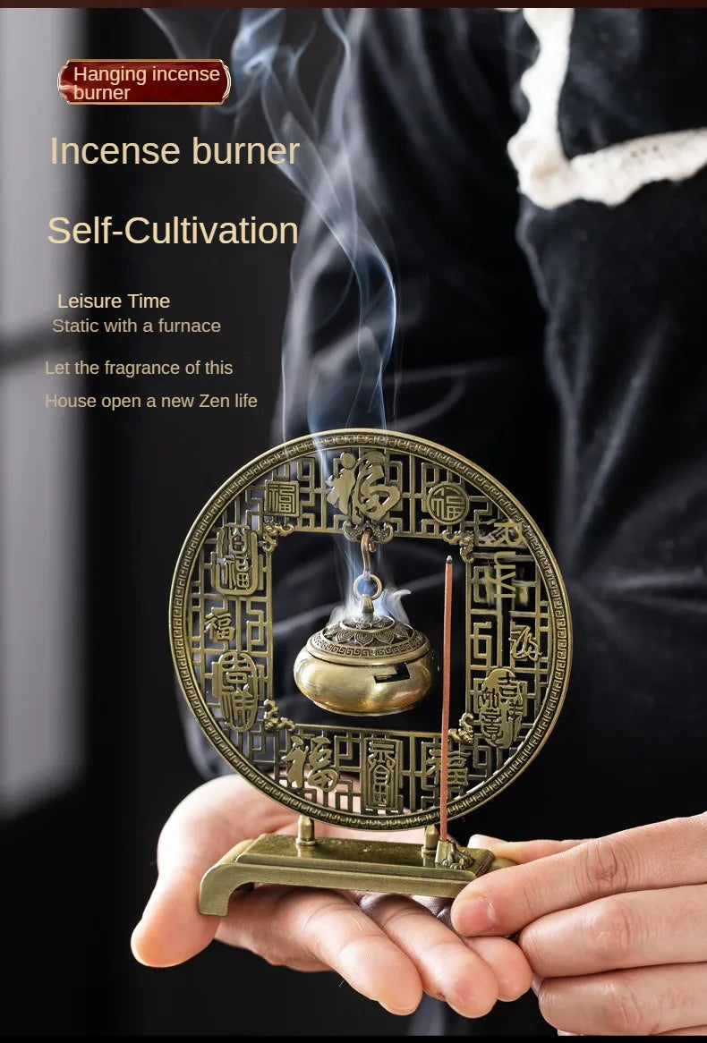 Tinkers Five Blessings Incense Burner Sandalwood Taoist Ornaments - Home & Garden > Decor > Home Fragrance Accessories > Incense Holders