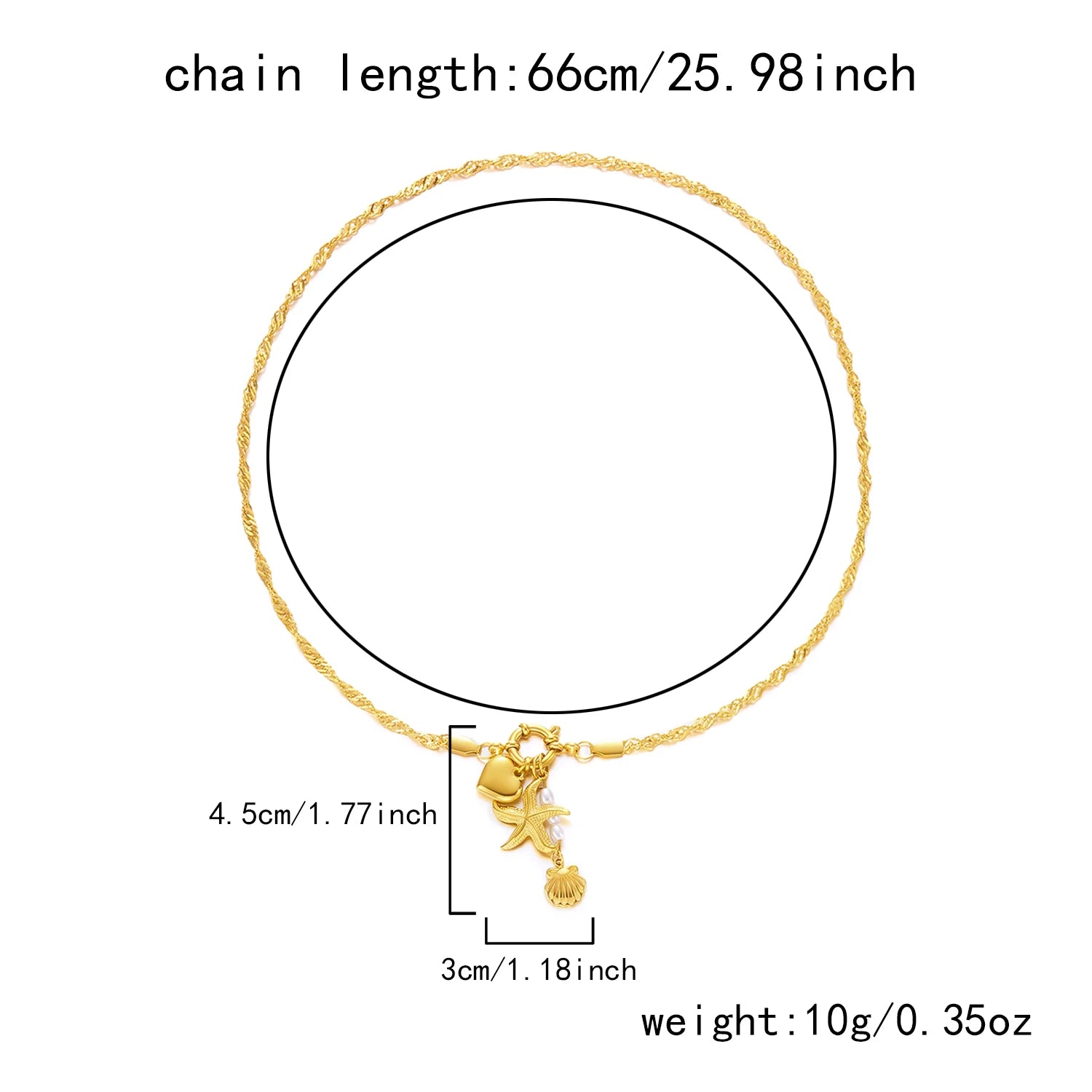 Serene Handcrafted Starfish Pendant Necklace by Tinkers for Women