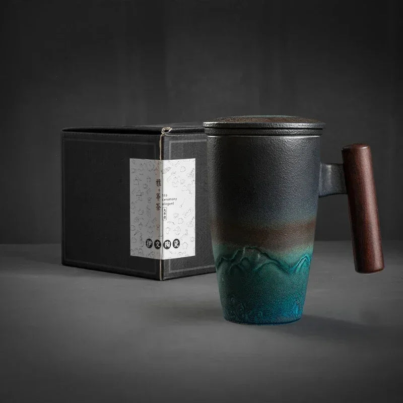 Handcrafted Elegant Ceramic Mug by Tinkers for Professionals