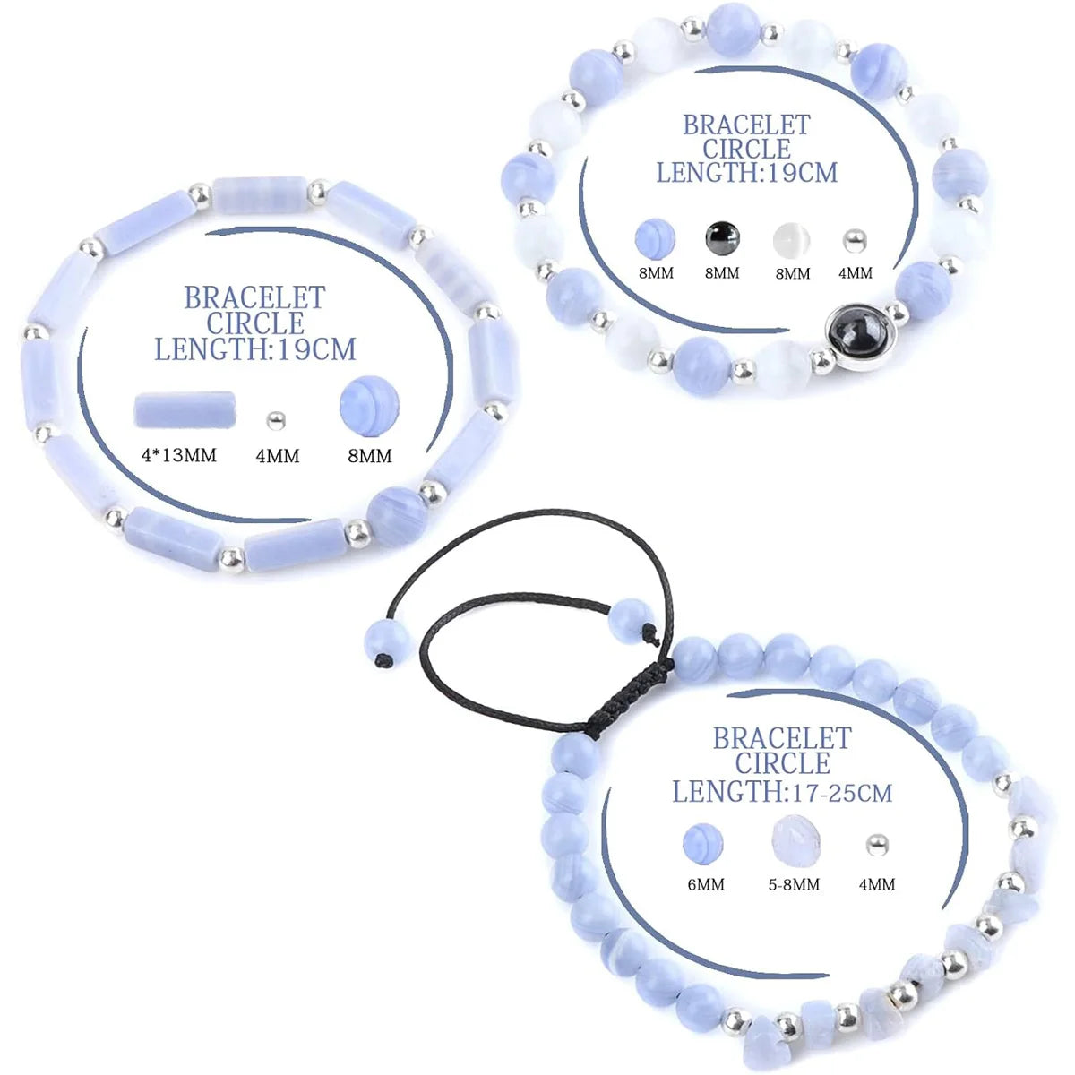 Handcrafted Amethyst Bracelet Set for Healing, Balance, and Meditation by Tinkers